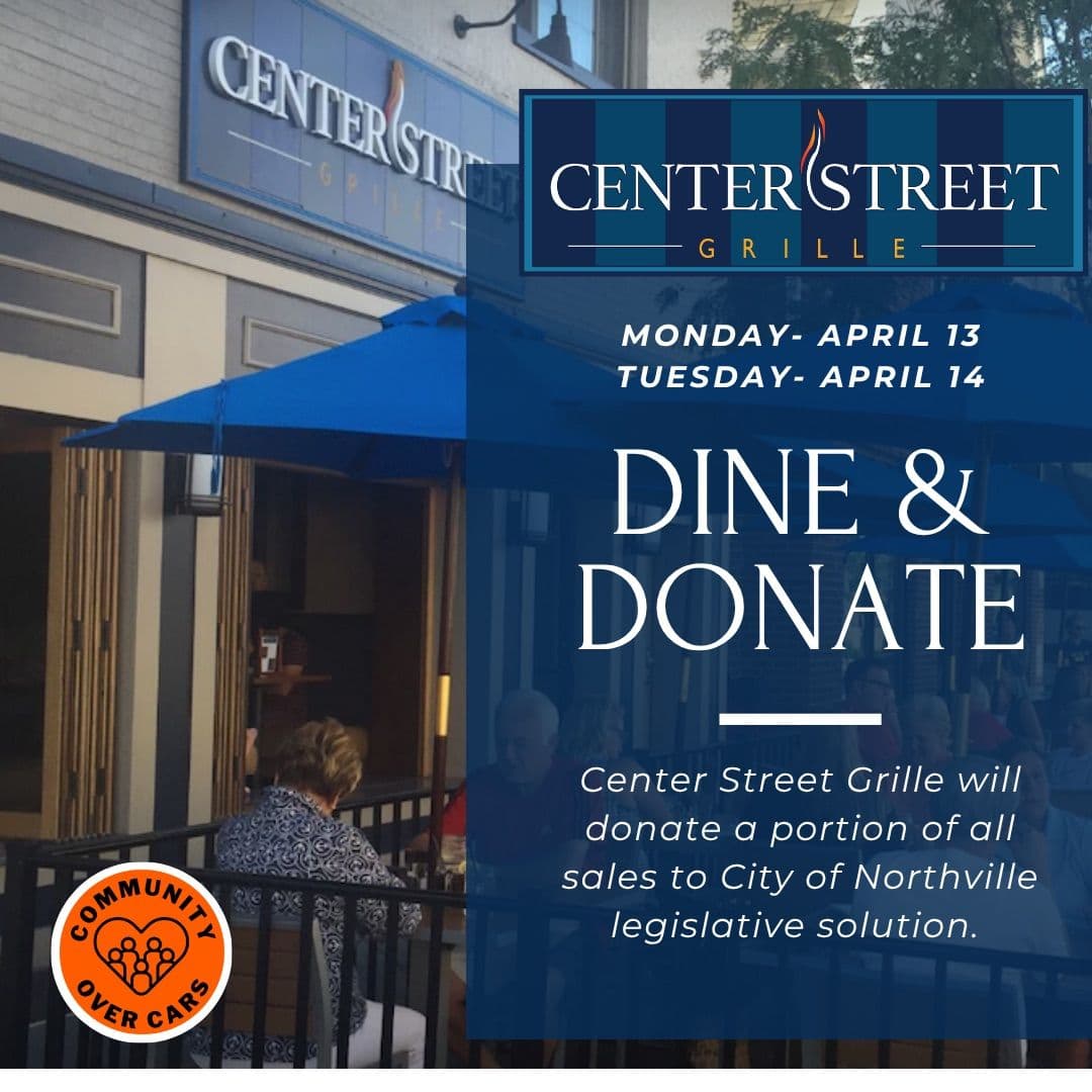 Dine & Donate at Center Street Grille